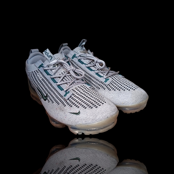 Nike Air Vapormax 2021 FK SE Light Bone Teal Phantom DN3074-001 Men's 10.5 VGUC - Picture 3 of 14